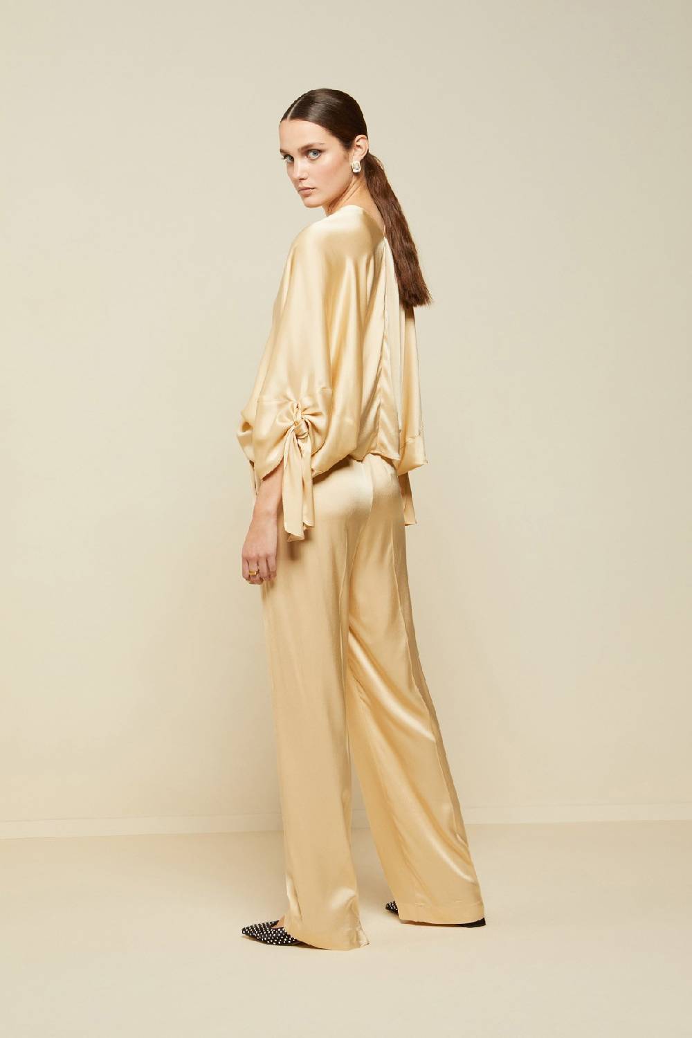 ottod'Ame Viscose palazzo trousers Affare Del Giorno