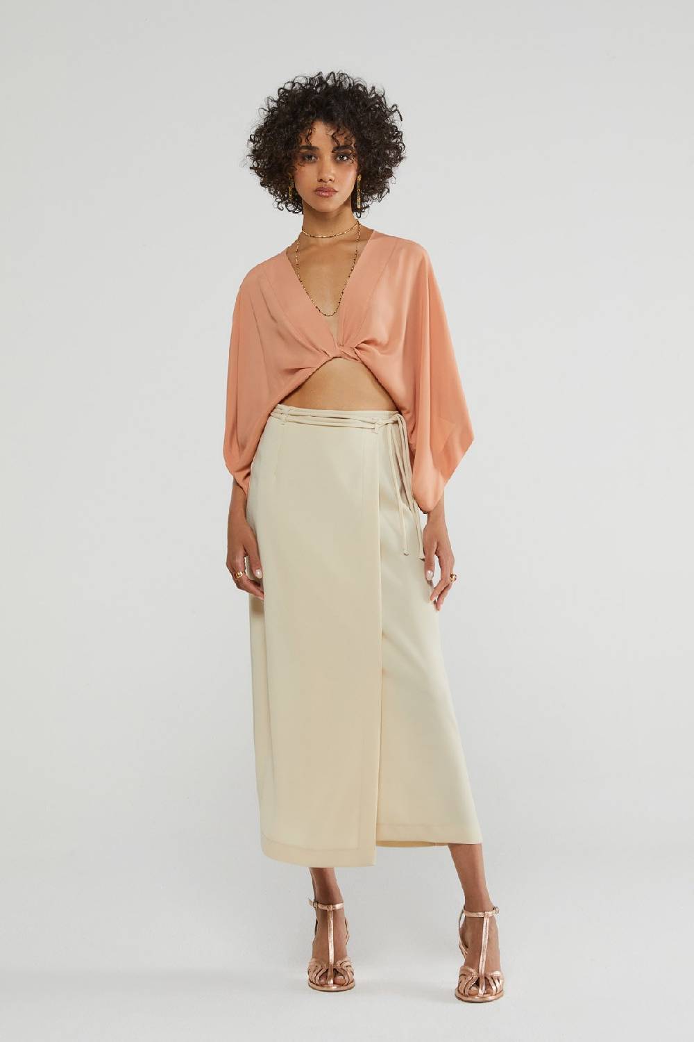 ottod'Ame Skirt with lace at the waist Novità