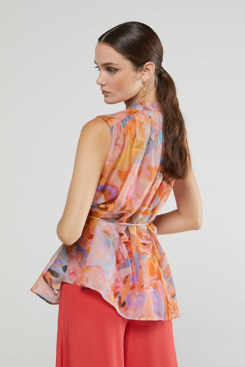 ottod'Ame Silk blend sleeveless shirt Economico