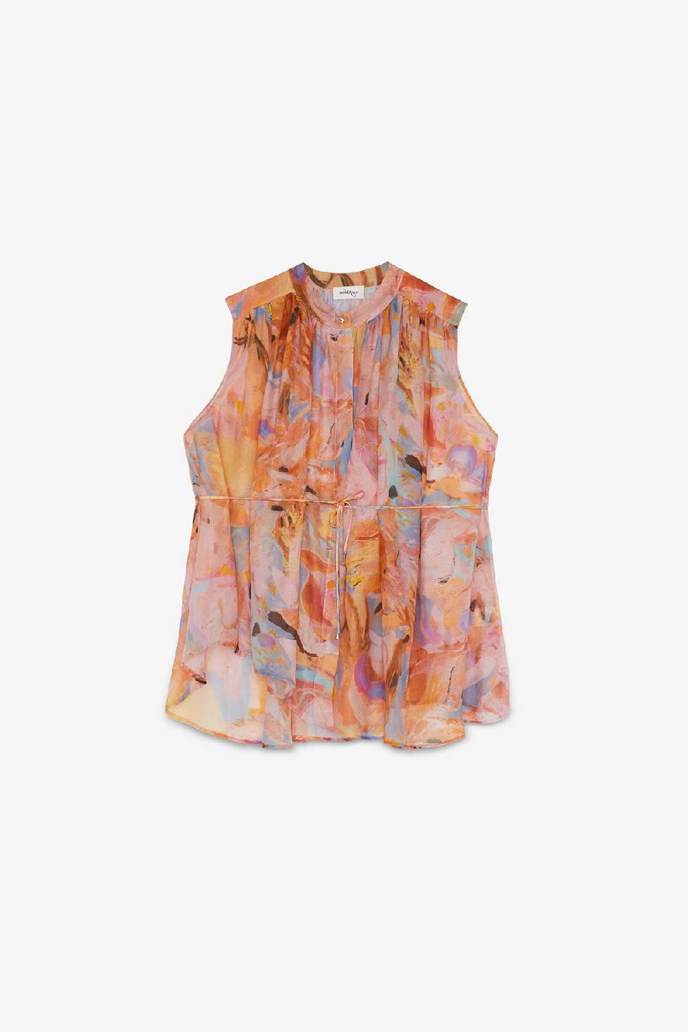 ottod'Ame Silk blend sleeveless shirt Economico