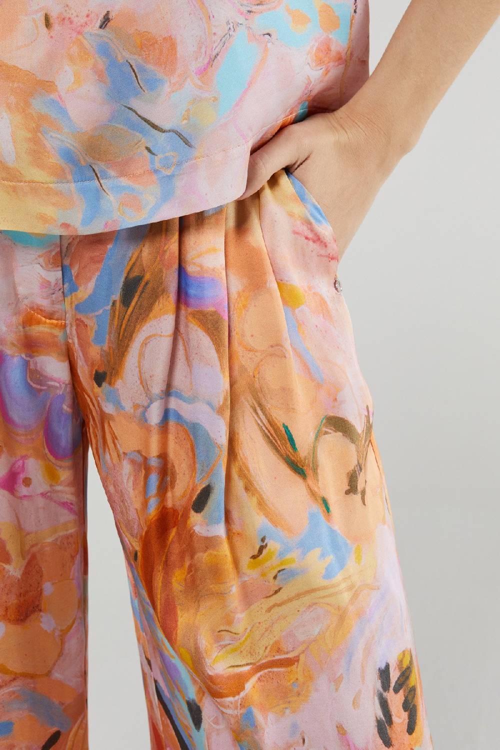 ottod'Ame Viscose palazzo trousers In Vendita