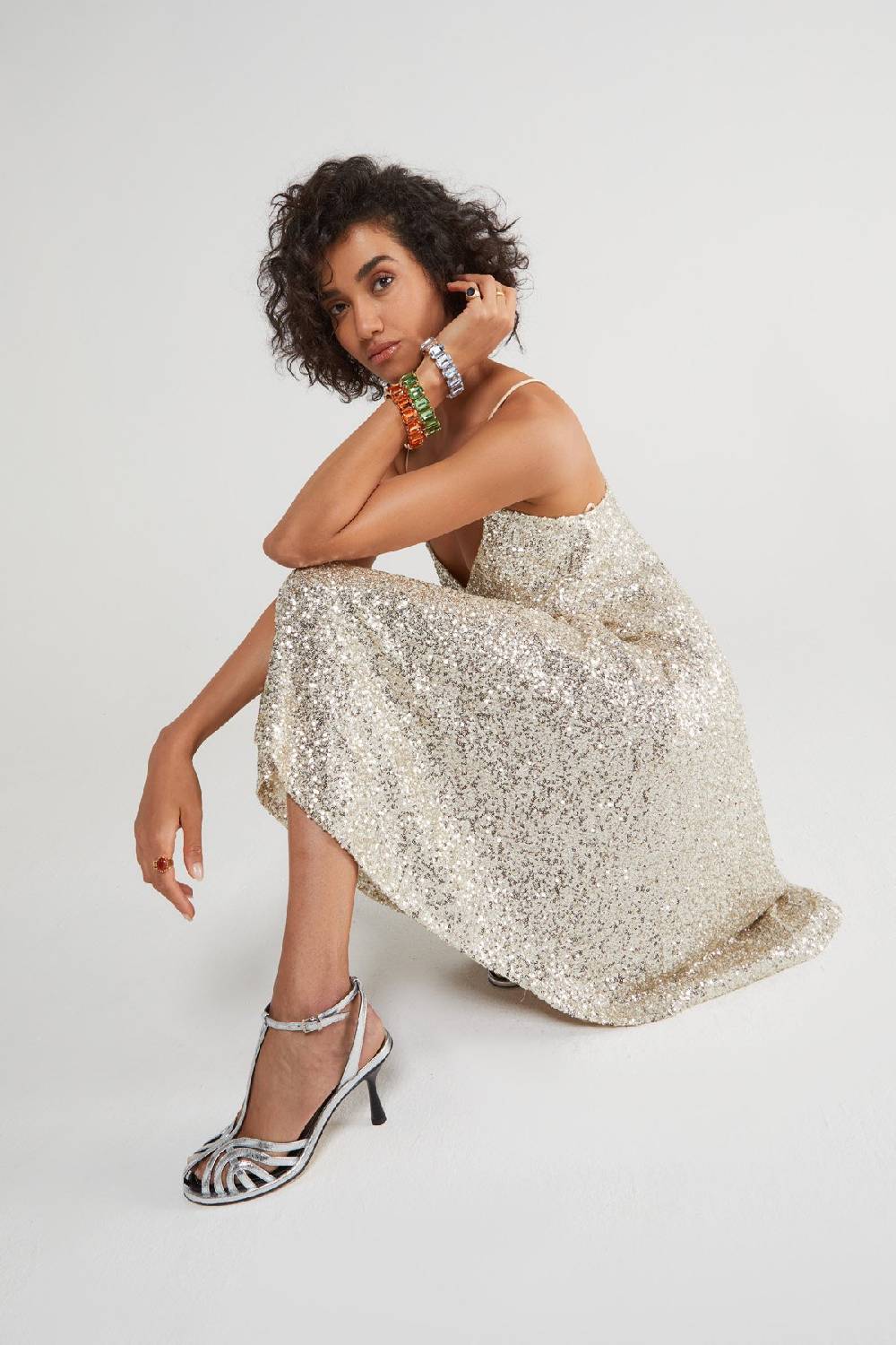 ottod'Ame Short dress with sequins Saldi