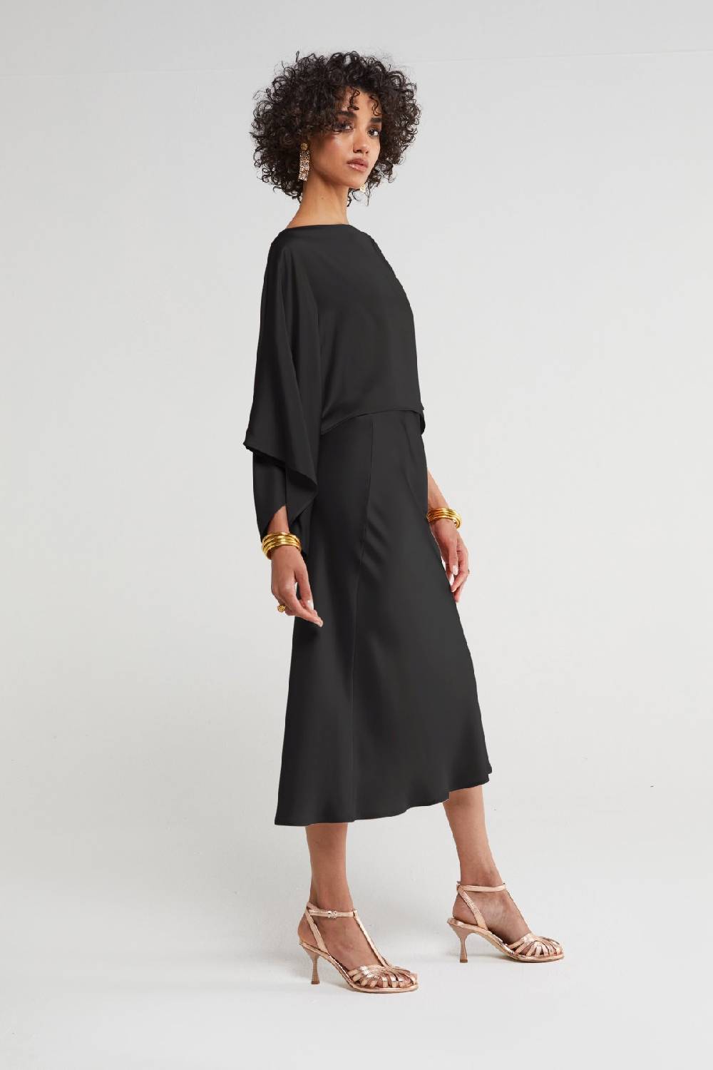 ottod'Ame Viscose midi skirt Vendita Calda
