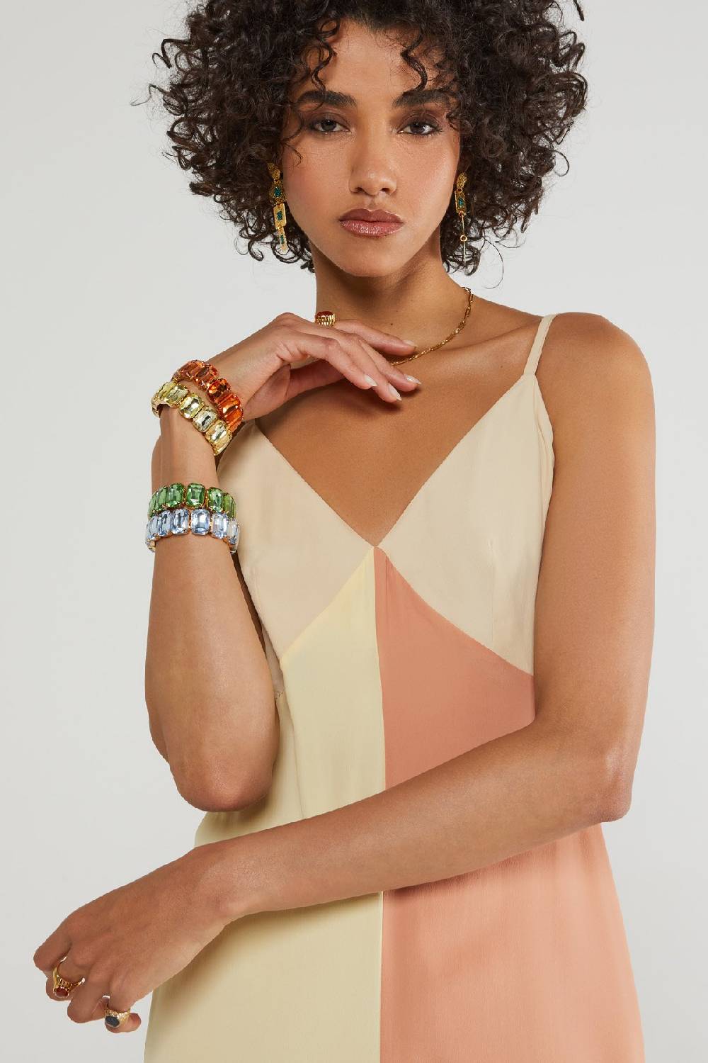 ottod'Ame Silk blend slip dress In Saldo