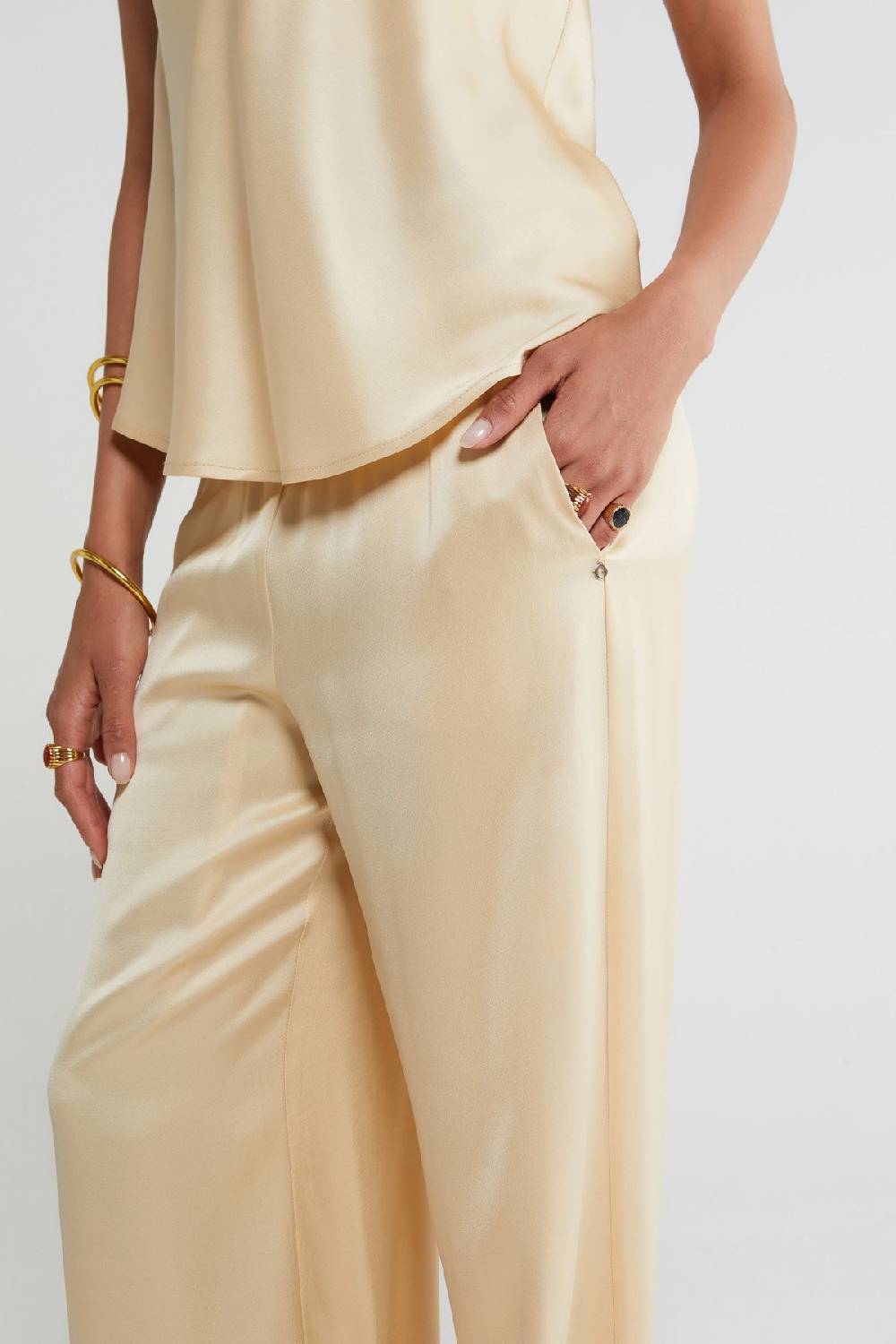 ottod'Ame Viscose palazzo trousers Negozi Online
