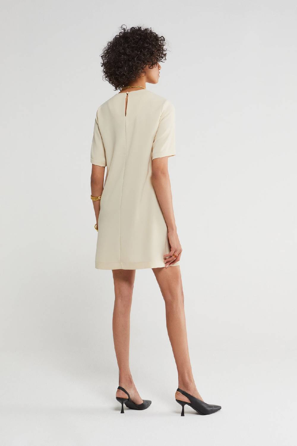 ottod'Ame Half-sleeve short dress Consegna Veloce