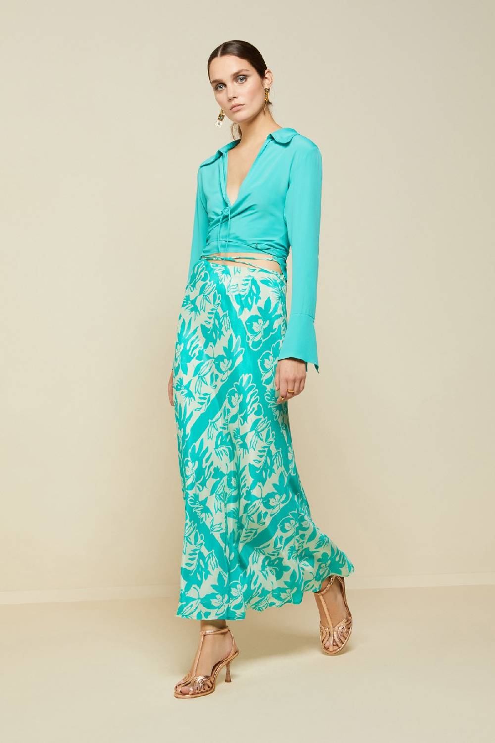 ottod'Ame Silk blend criss-crossed sweater Shopping Online