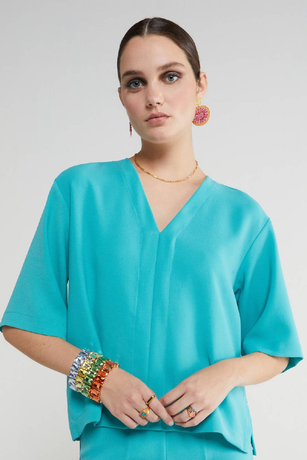 ottod'Ame Fluid V-neck sweater Sconto