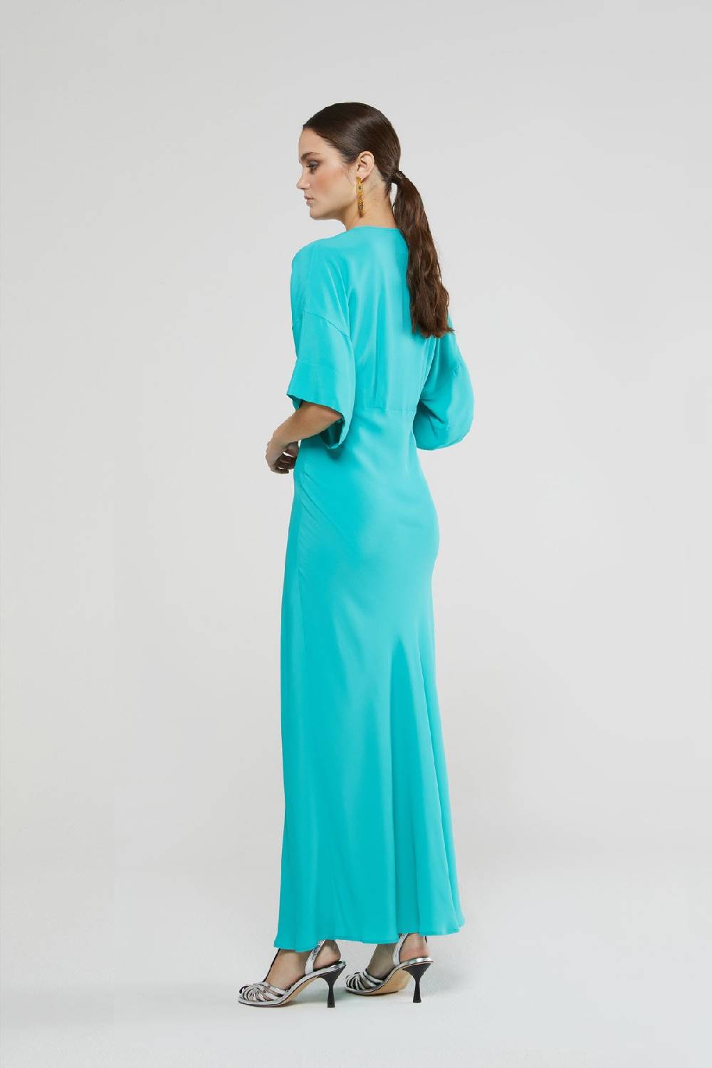 ottod'Ame Silk blend long dress Economico