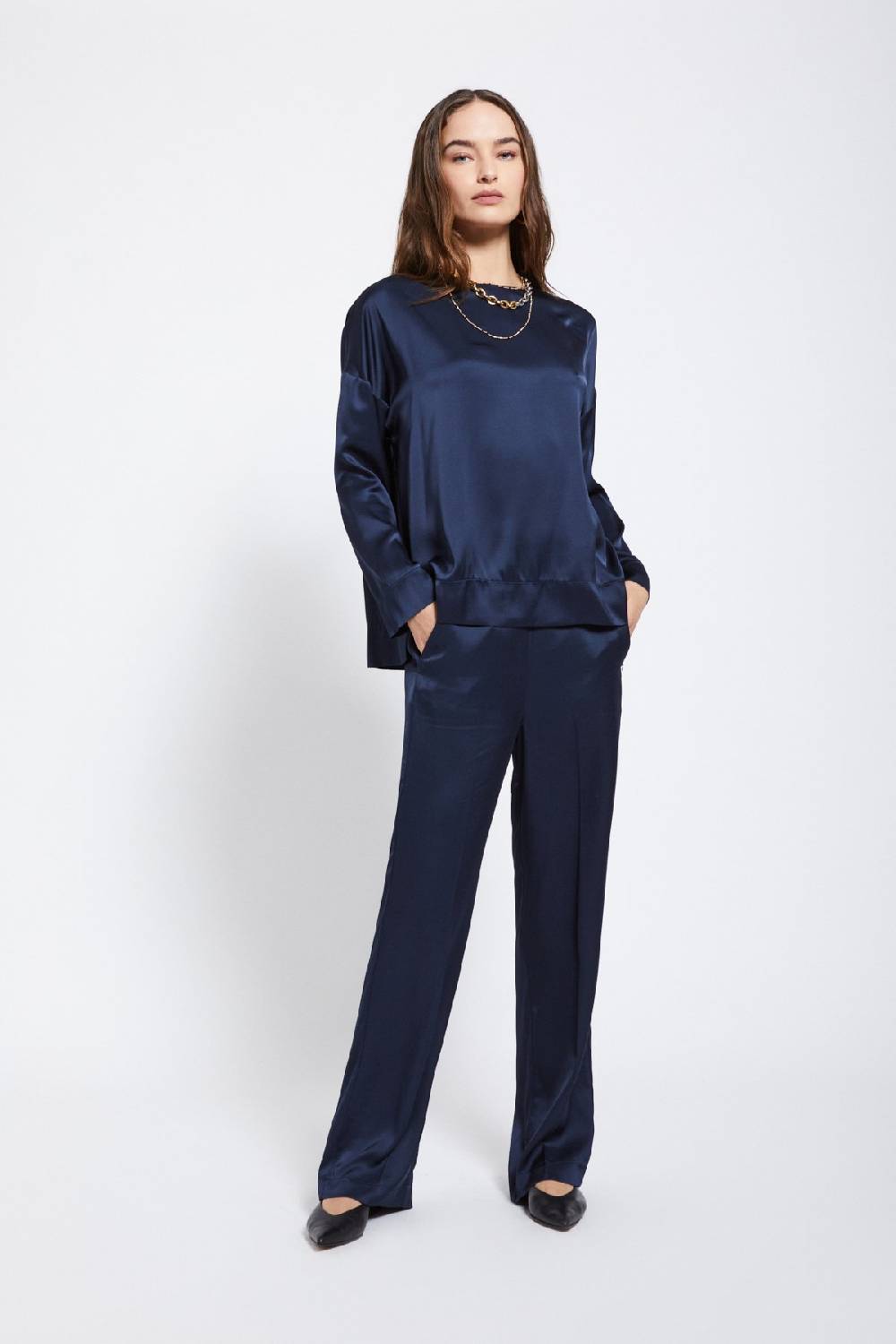 ottod'Ame Viscose palazzo trousers Offerte