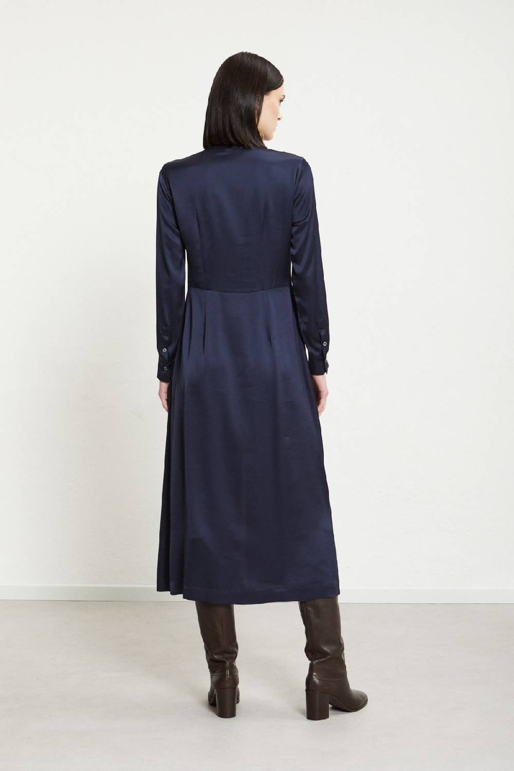 ottod'Ame Viscose long dress with V neck Vendita Economica