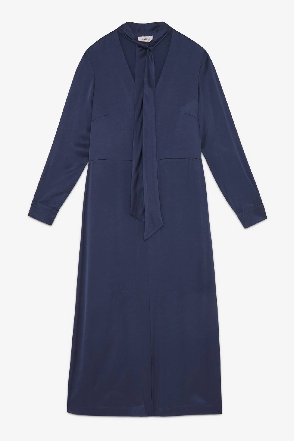 ottod'Ame Viscose long dress with V neck Vendita Economica