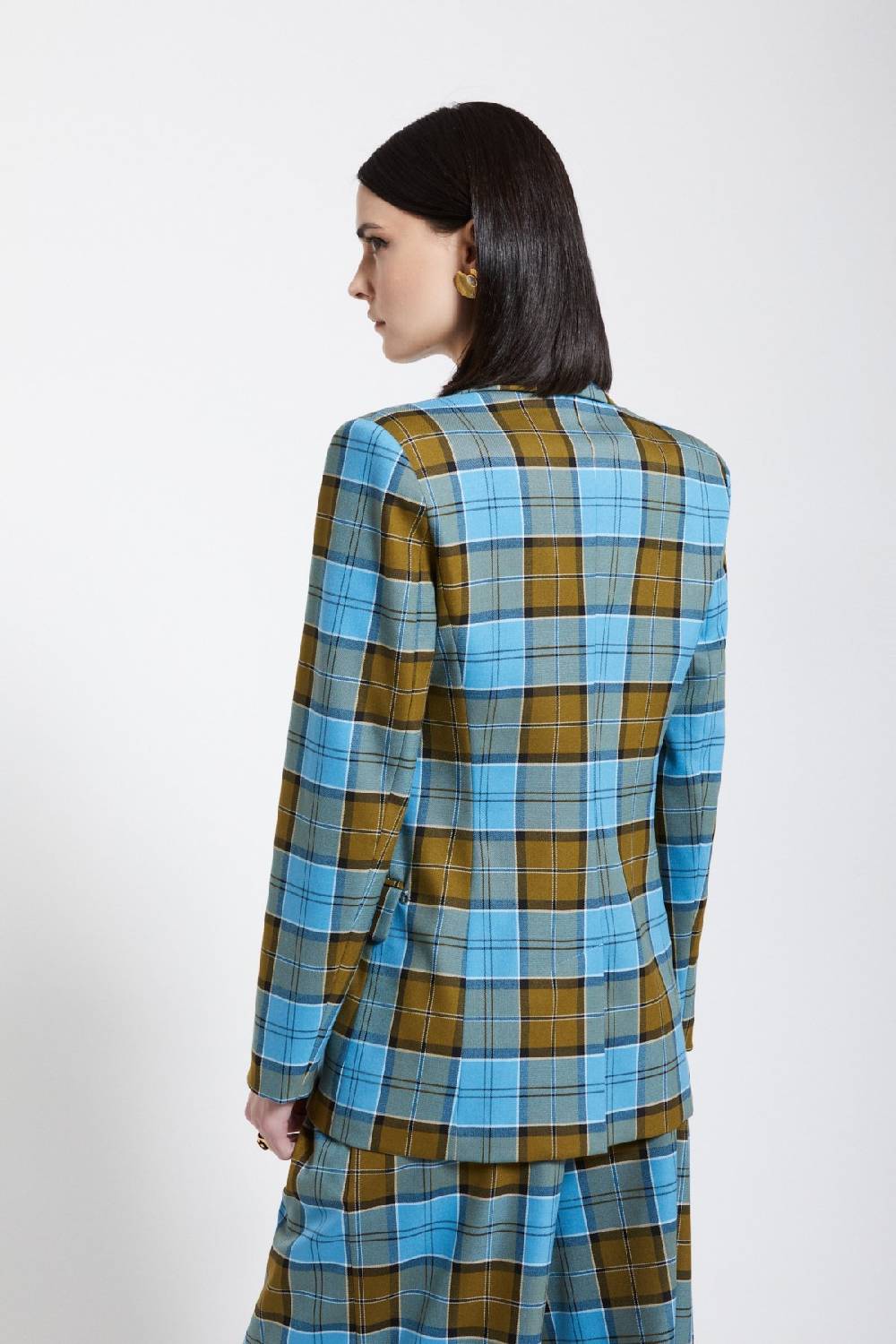 ottod'Ame Tartan double-breasted jacket Moda