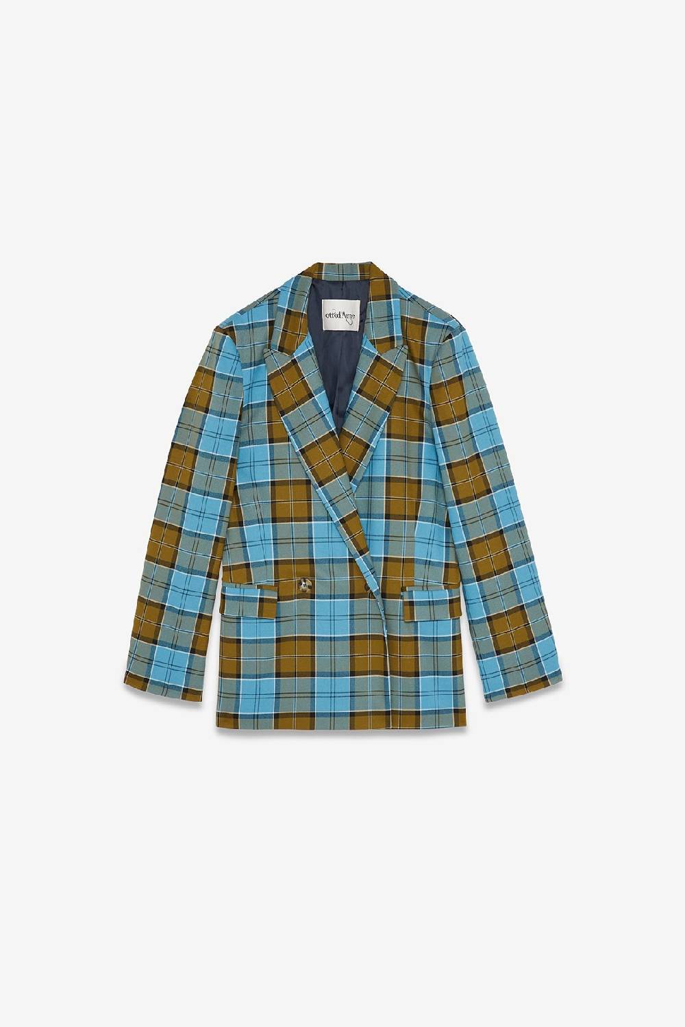 ottod'Ame Tartan double-breasted jacket Moda