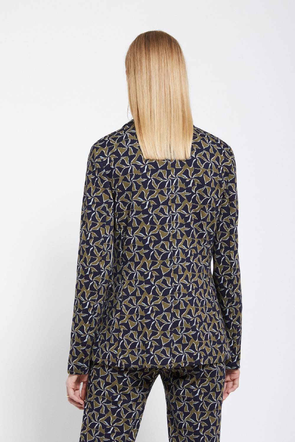 ottod'Ame Printed fit jacket Qualità