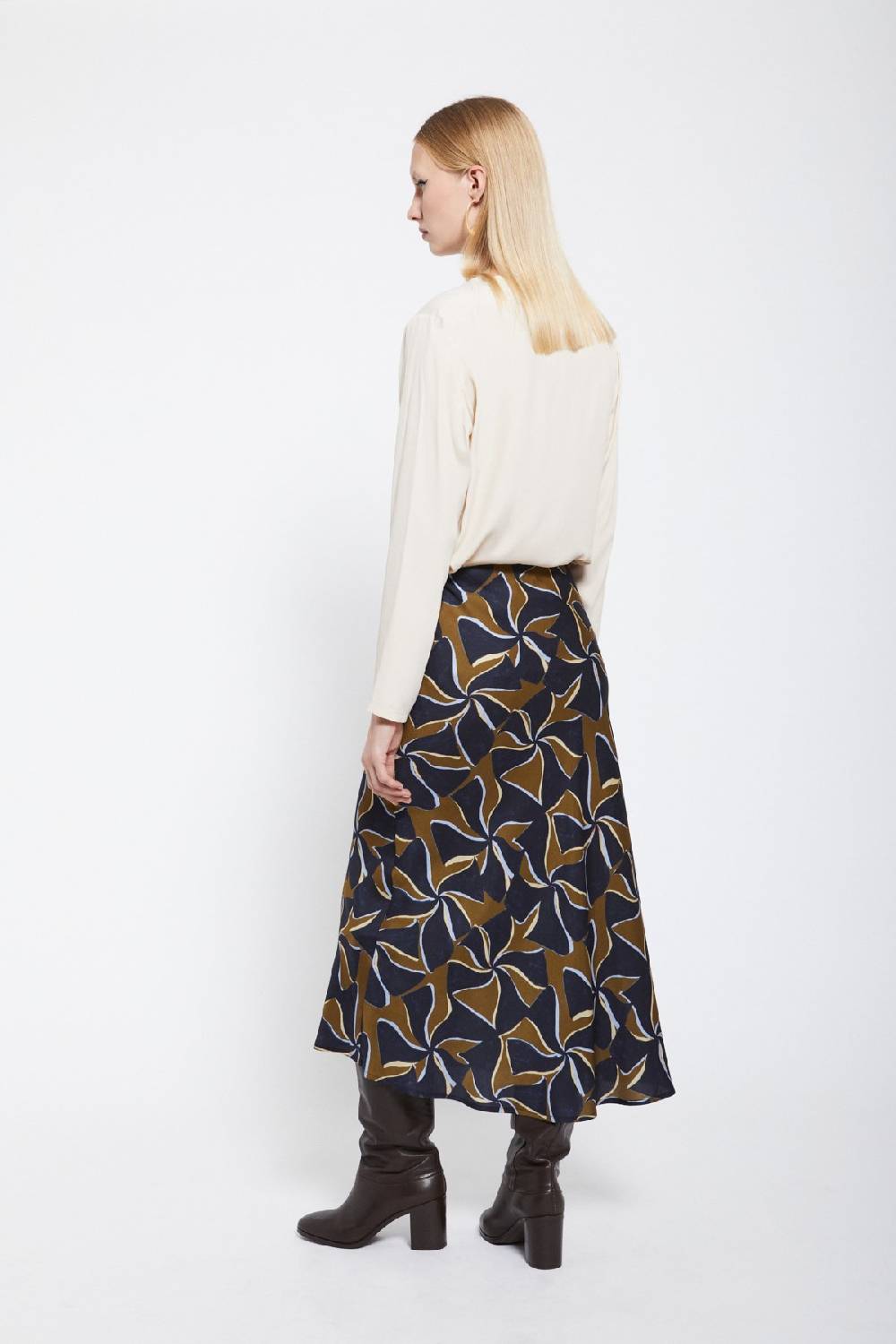 ottod'Ame Viscose midi skirt Spedizione Gratuita