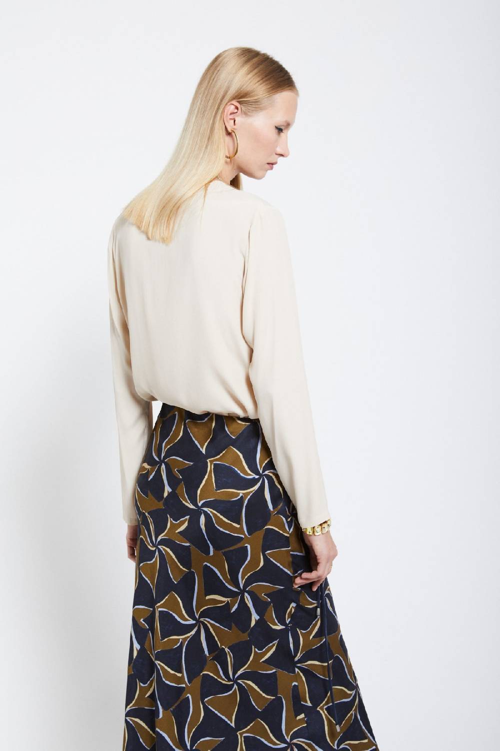 ottod'Ame Silk-blend blouse Pezzi Unici