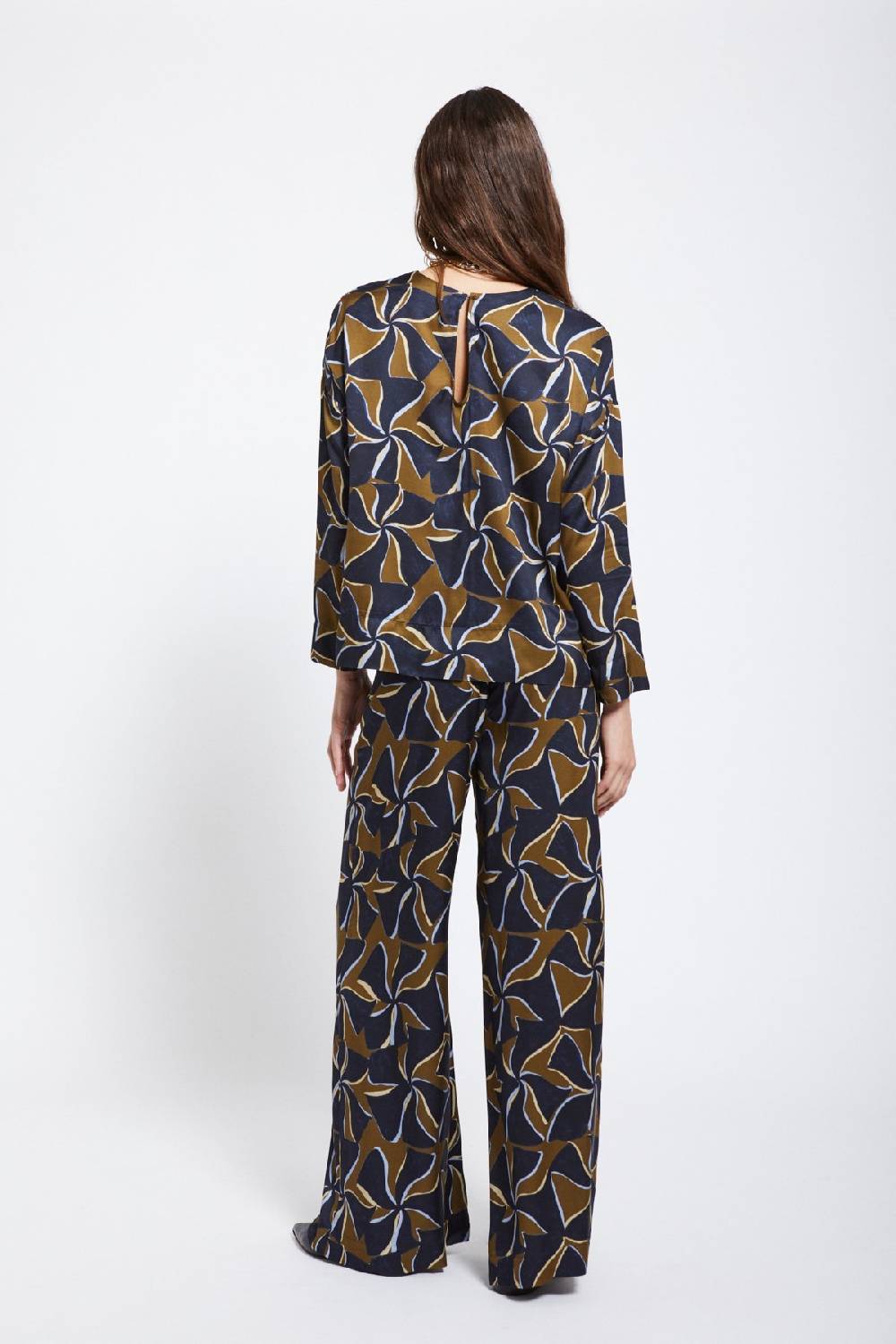 ottod'Ame Viscose palazzo trousers Qualità Garantita