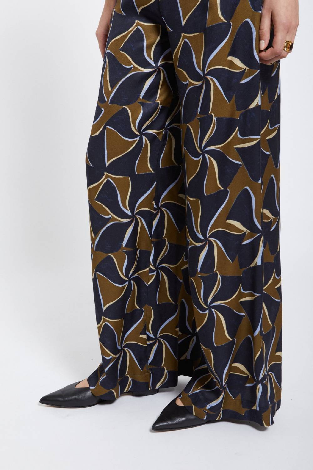 ottod'Ame Viscose palazzo trousers Qualità Garantita