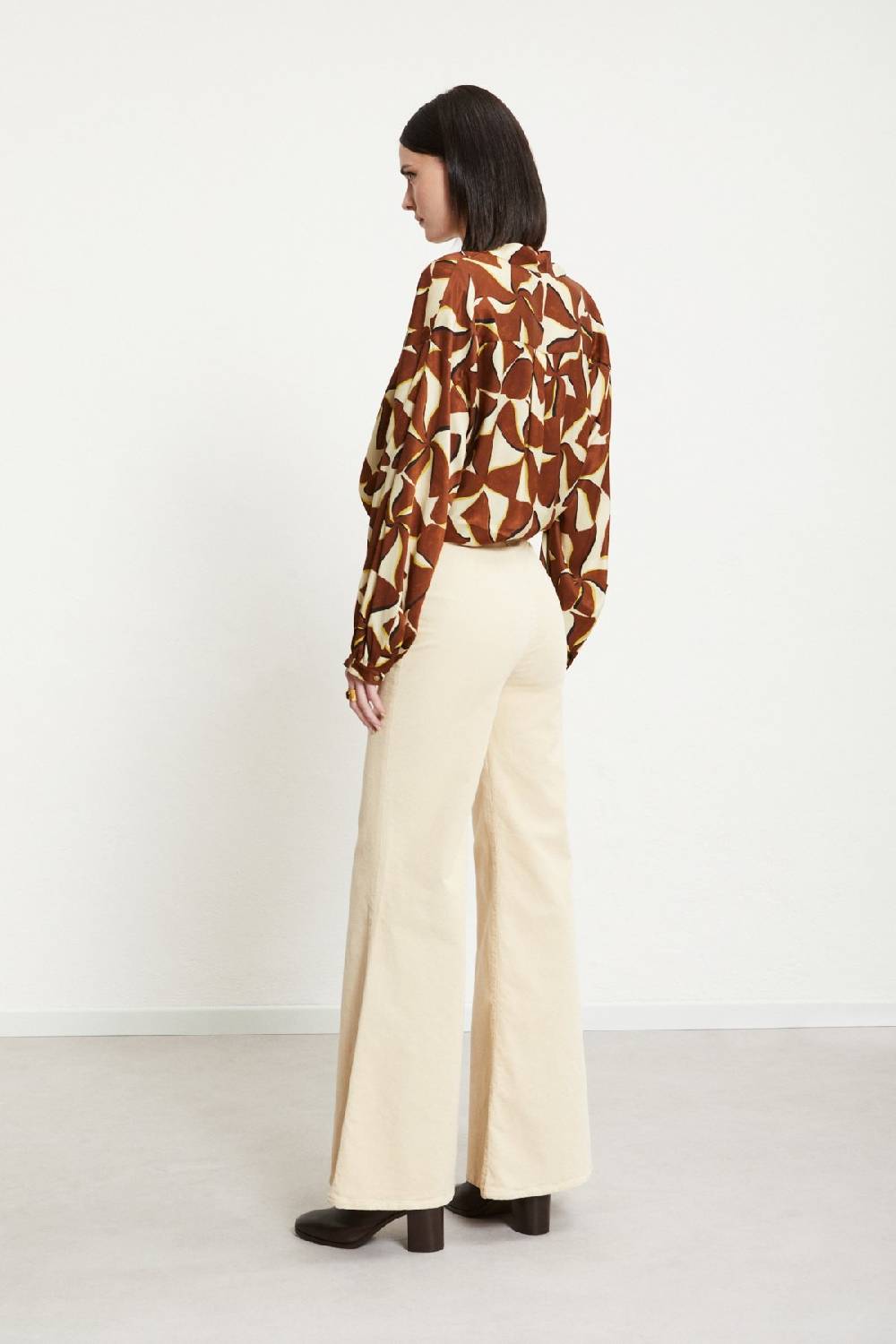 ottod'Ame Velvet flare trousers Presa