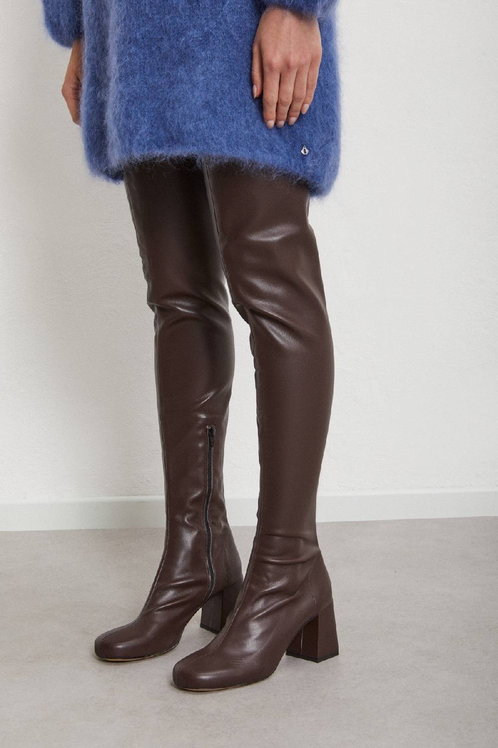 ottod'Ame Leather over-the-knee boots Outlet