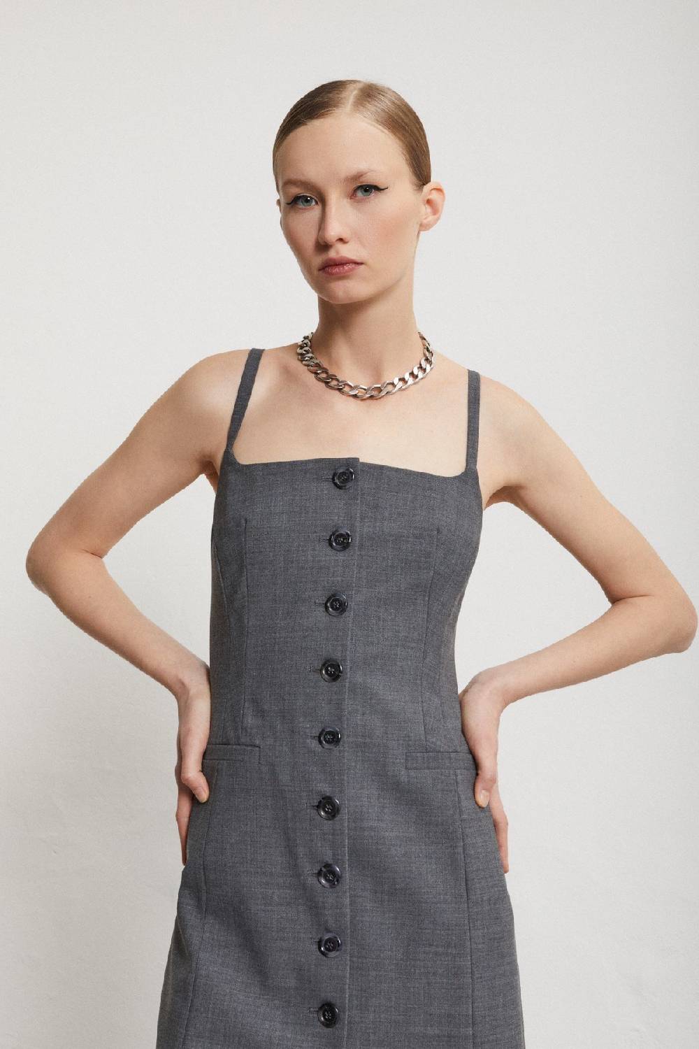 ottod'Ame Short dress with buttons Saldi
