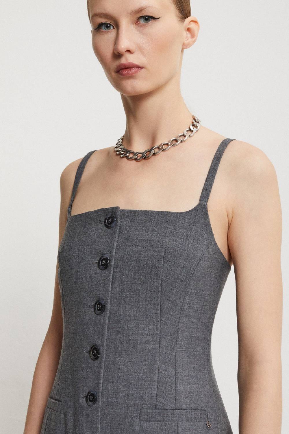 ottod'Ame Short dress with buttons Saldi