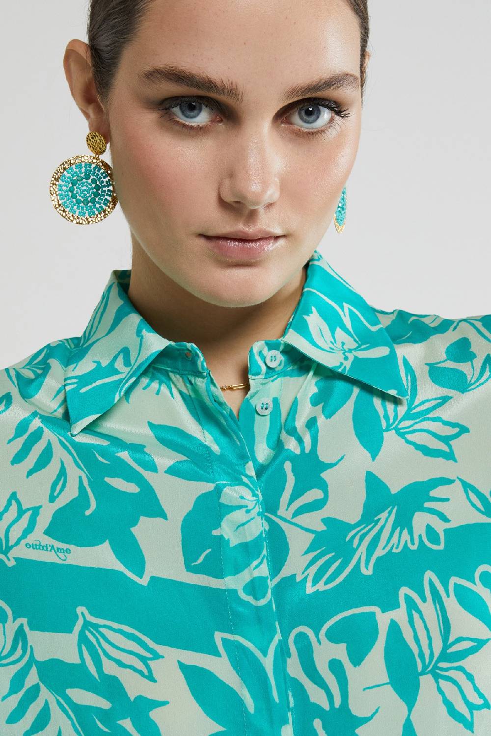 ottod'Ame Printed viscose shirt Moda