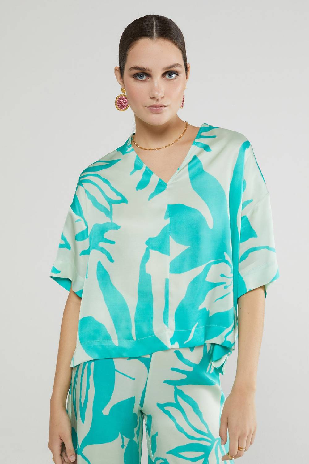ottod'Ame Printed viscose sweater 2025