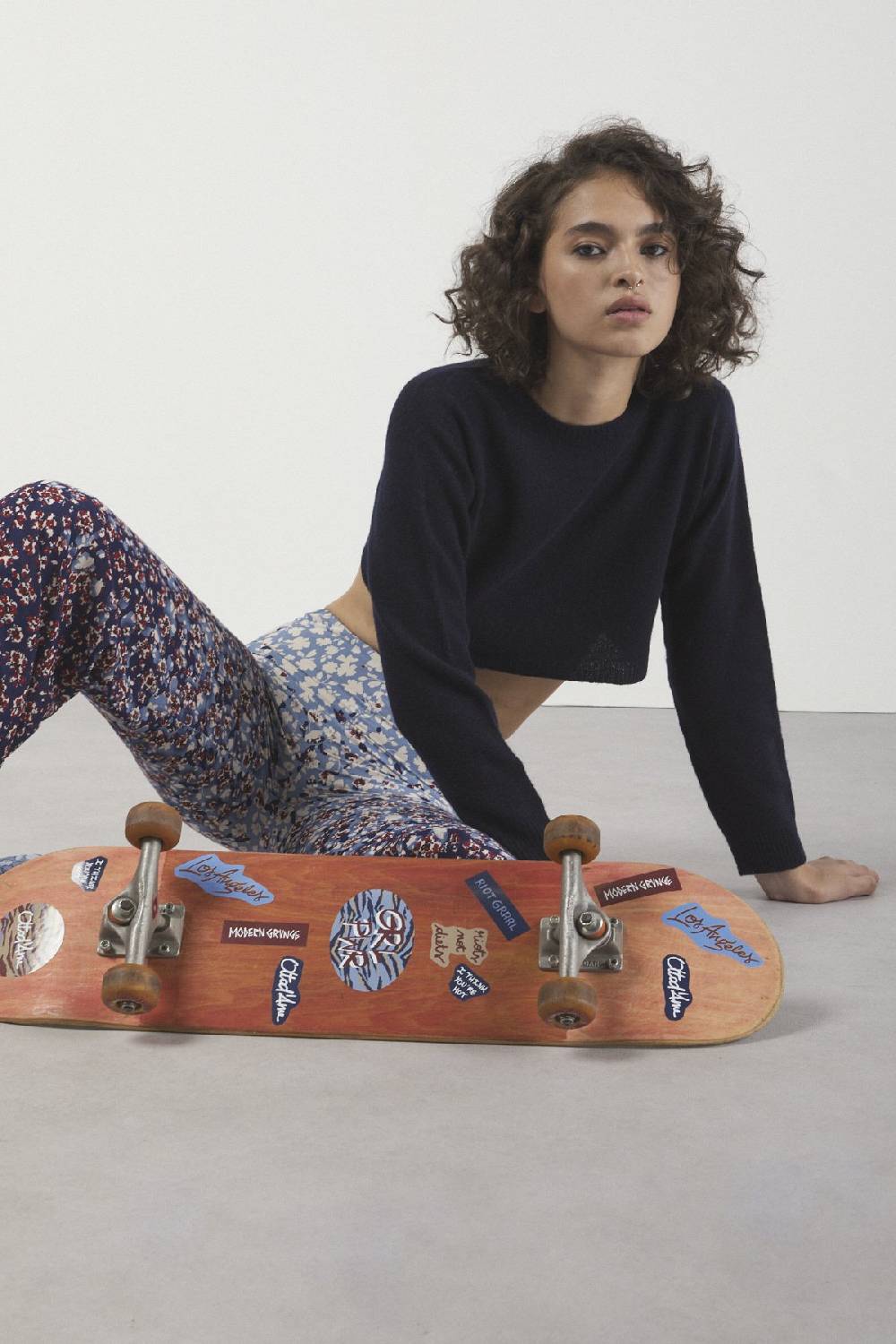 ottod'Ame Cashmire blend cropped sweater Promozione Limitata