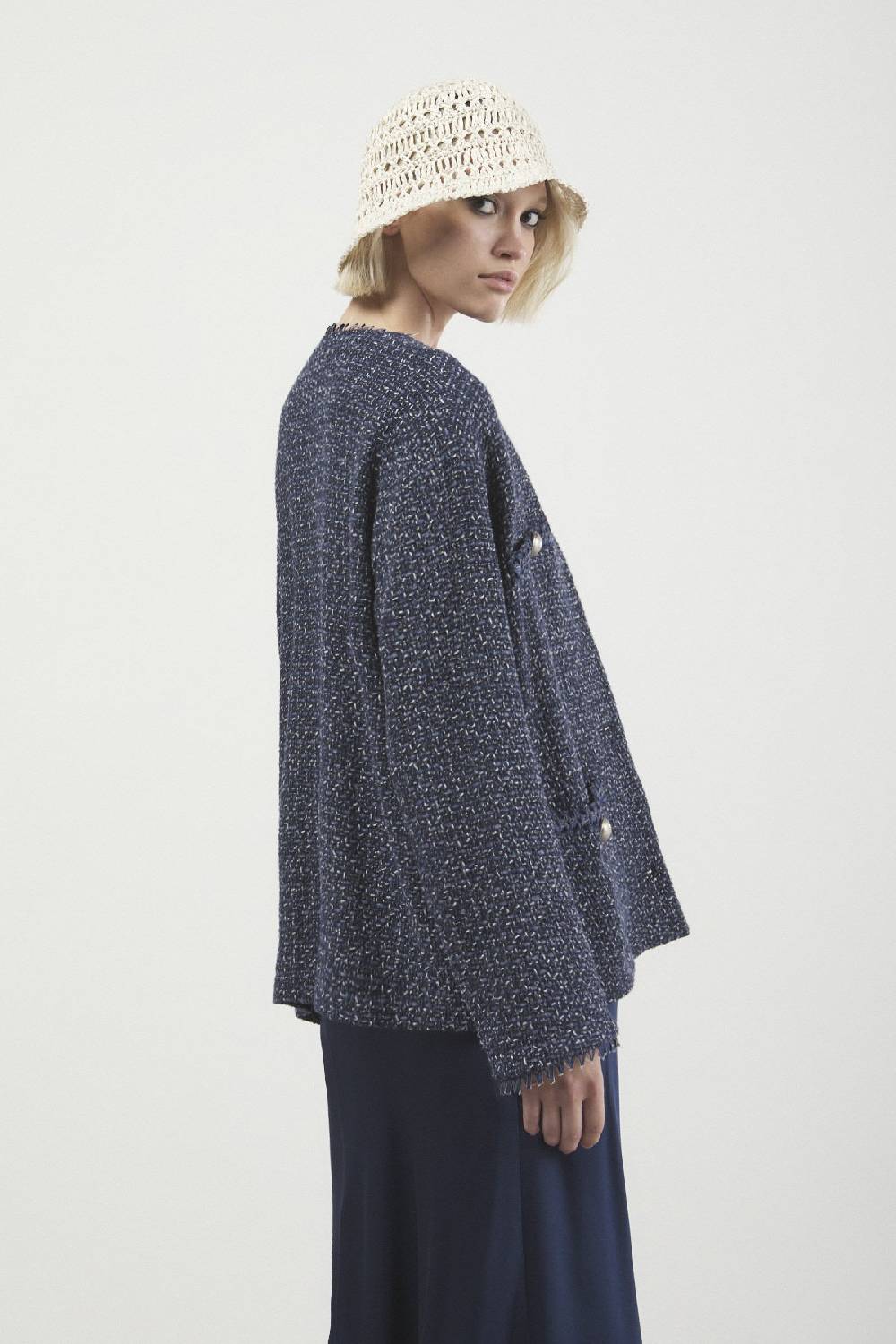 ottod'Ame Tweed jacket with buttons Offerta migliore