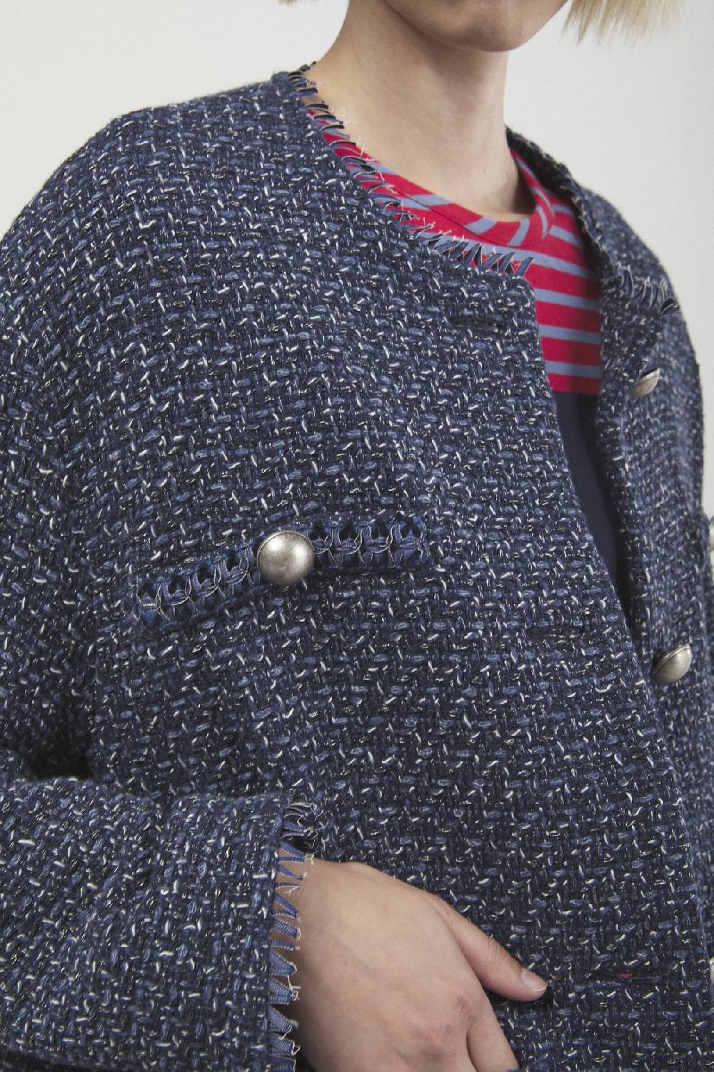 ottod'Ame Tweed jacket with buttons Offerta migliore