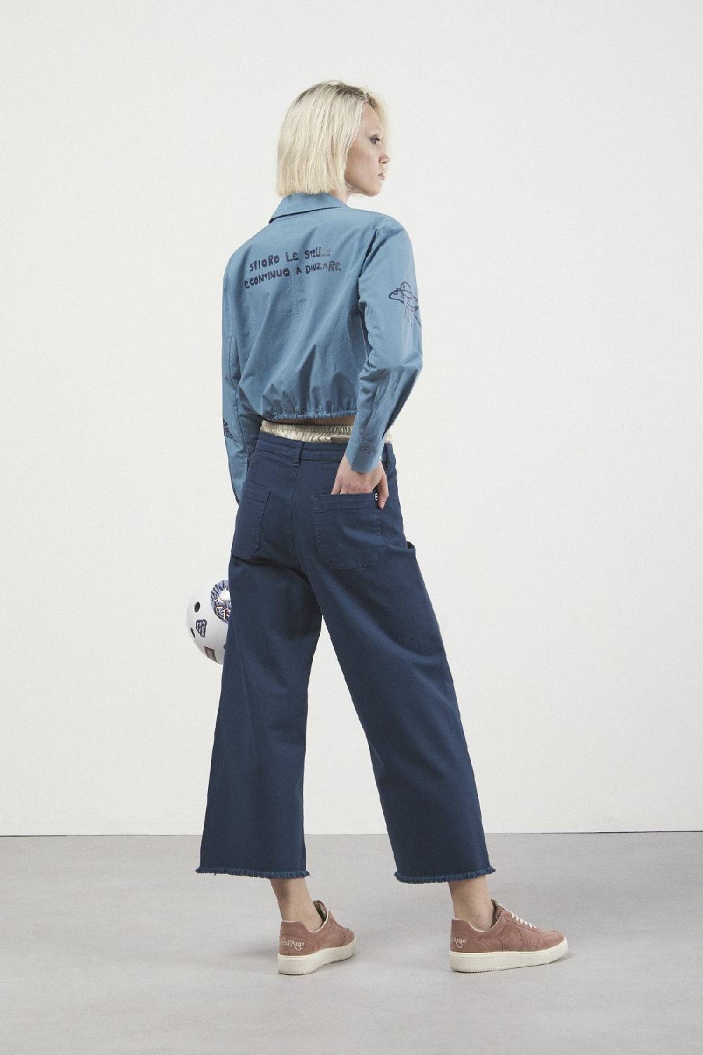 ottod'Ame Jeans Cropped French Sconto