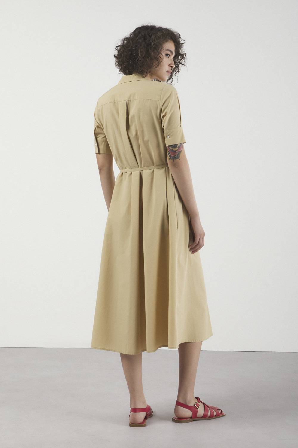 ottod'Ame Poplin midi chemisier Negozio