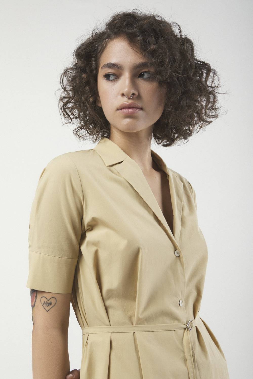 ottod'Ame Poplin midi chemisier Negozio