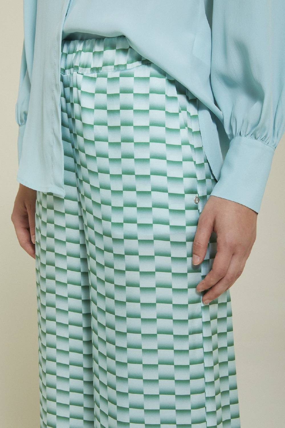 ottod'Ame Viscose palazzo trousers Convenienza