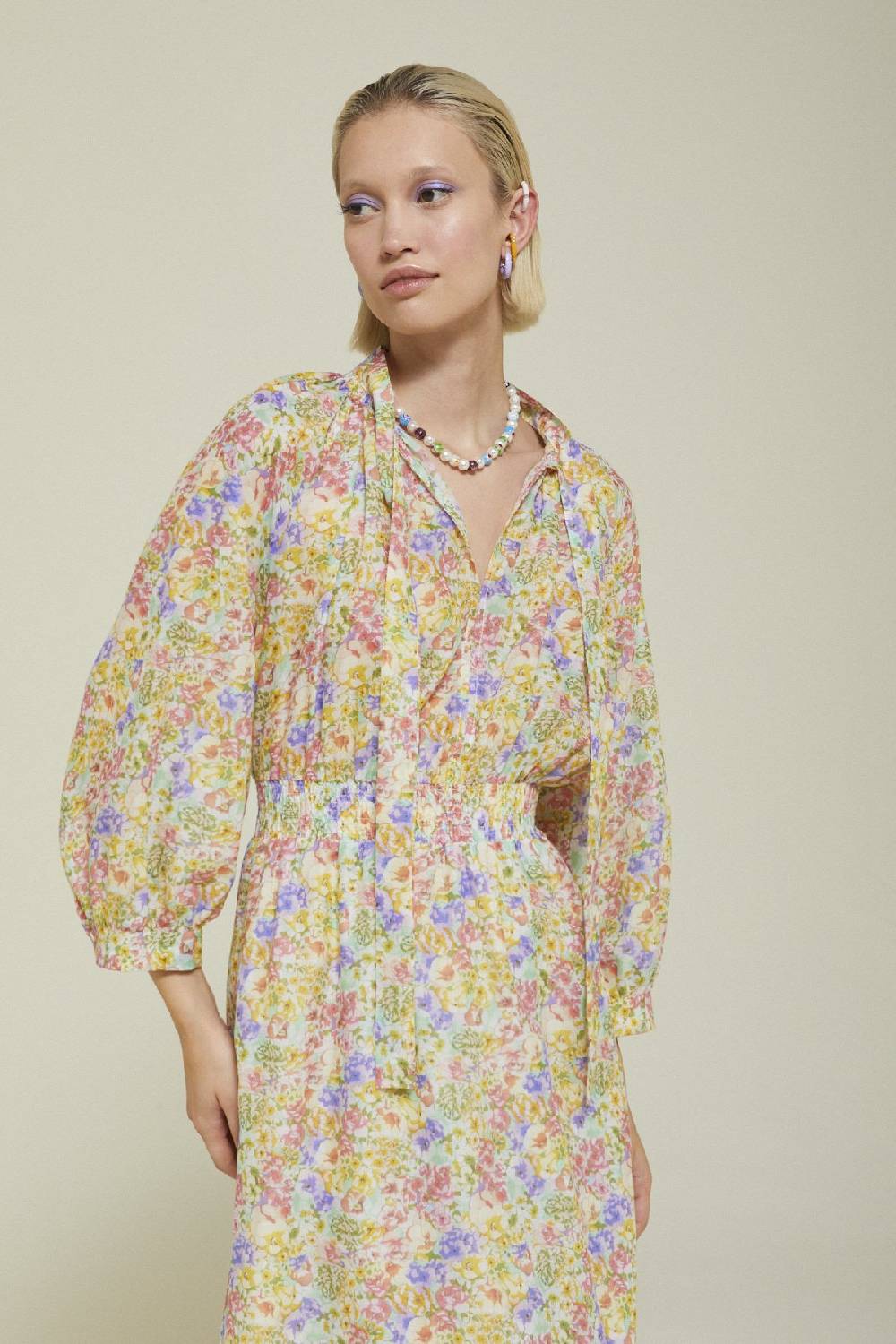 ottod'Ame Printed cotton long dress Novità