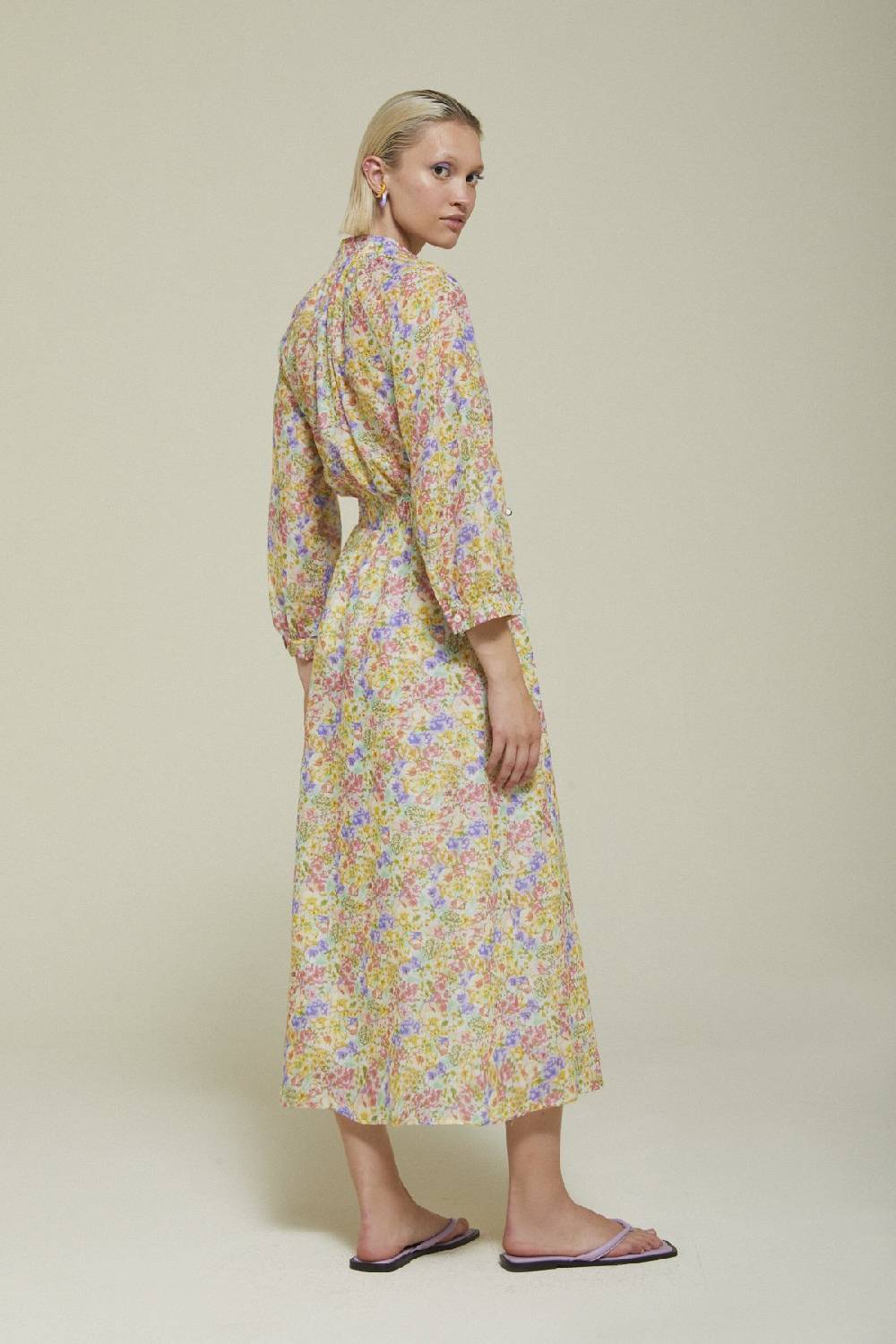 ottod'Ame Printed cotton long dress Novità