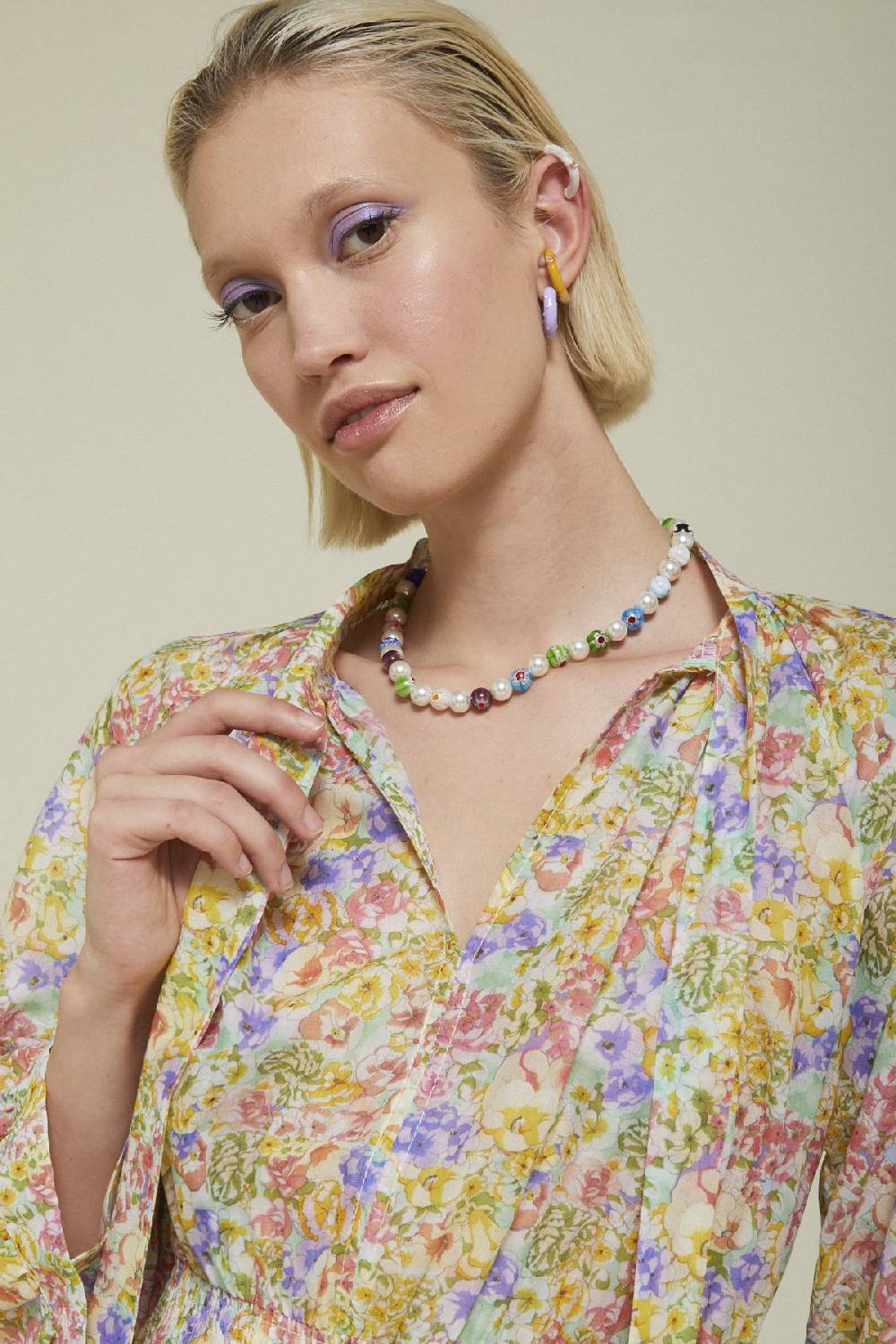 ottod'Ame Printed cotton long dress Novità