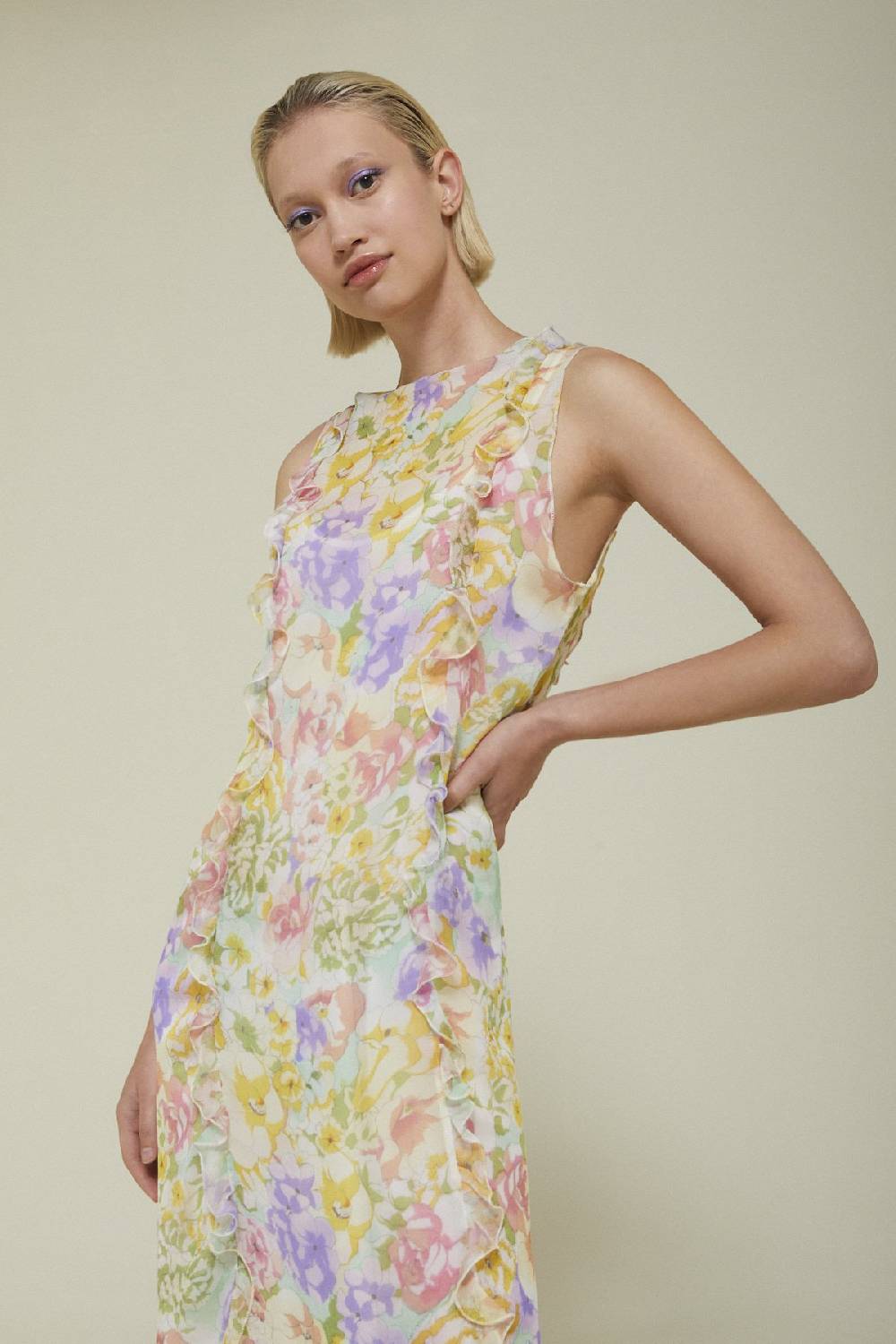 ottod'Ame Viscose midi dress Online