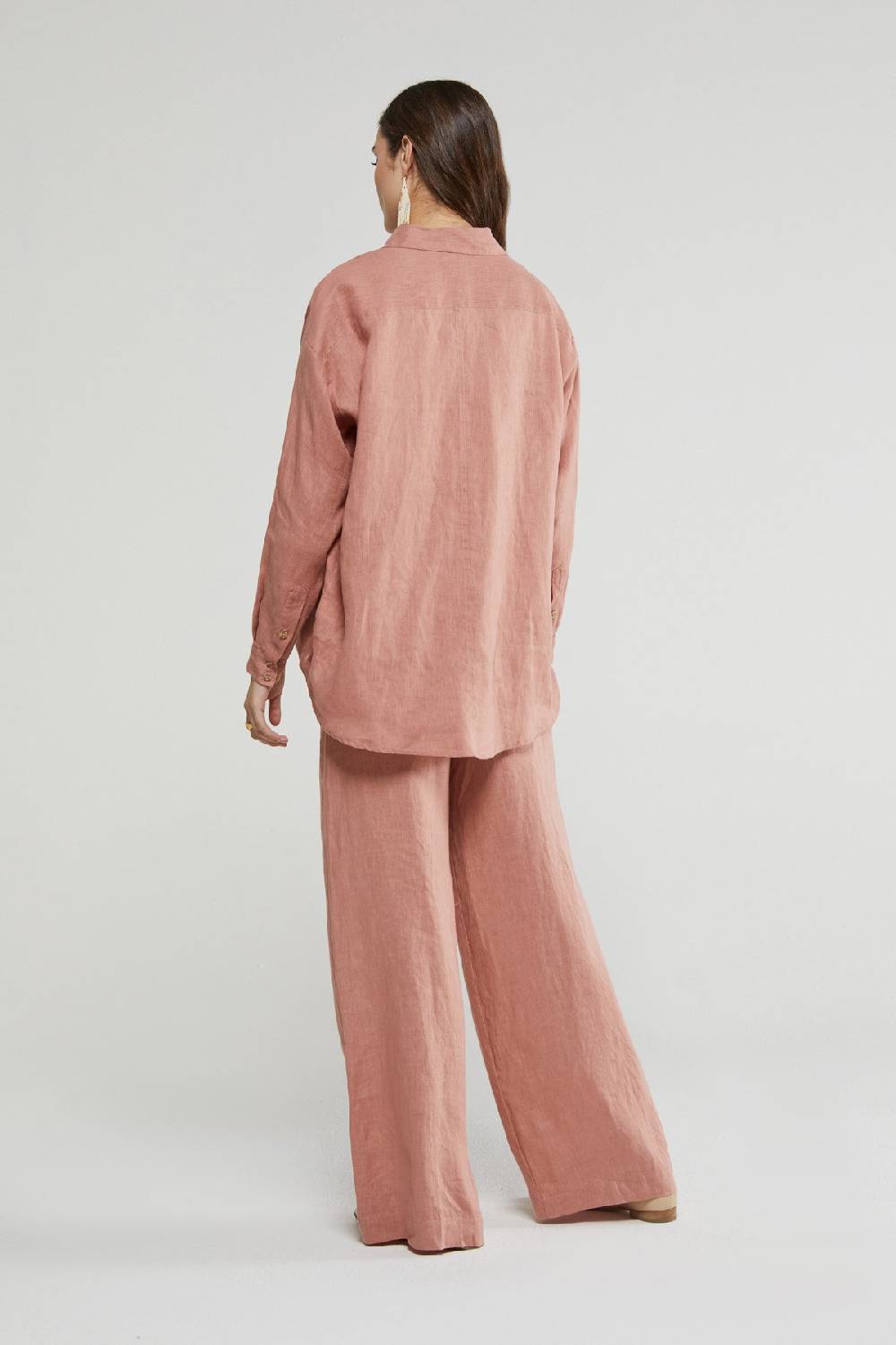 ottod'Ame Linen palazzo trousers Italia