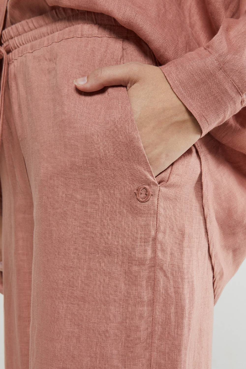 ottod'Ame Linen palazzo trousers Italia