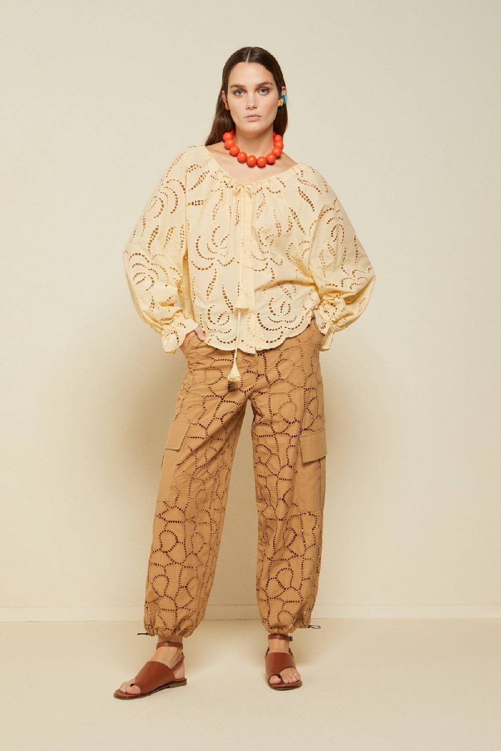 ottod'Ame Broderie anglaise shirt Qualità