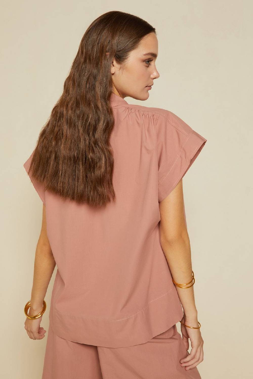 ottod'Ame Poplin V-neck sweater Qualità Garantita