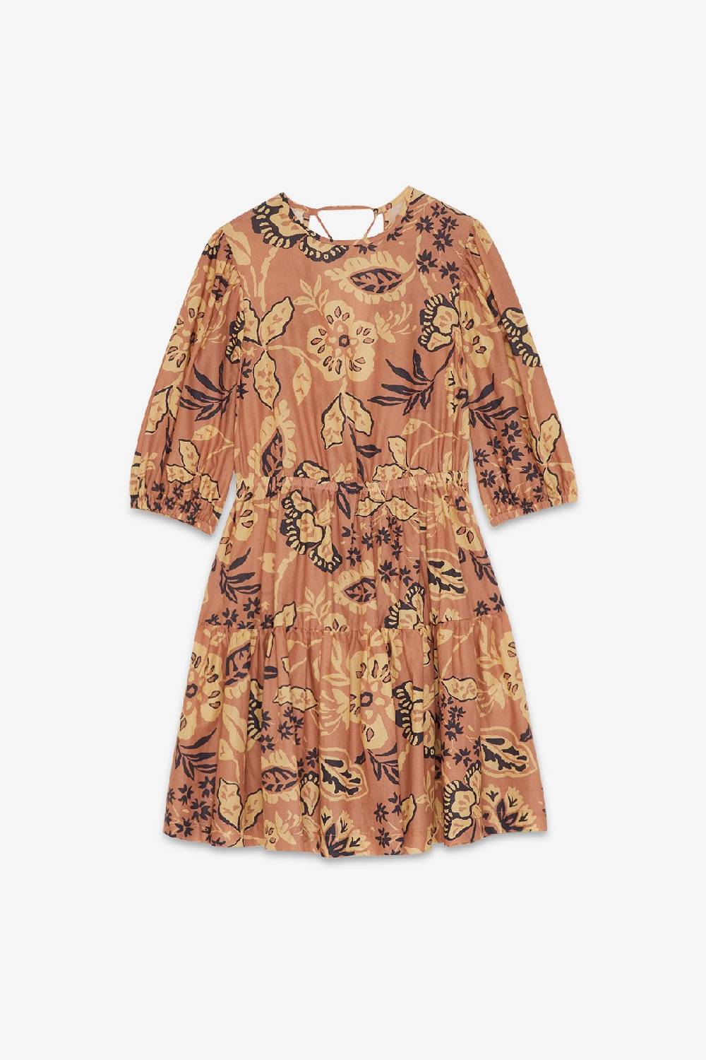 ottod'Ame Cotton short dress with laces Consegna Veloce