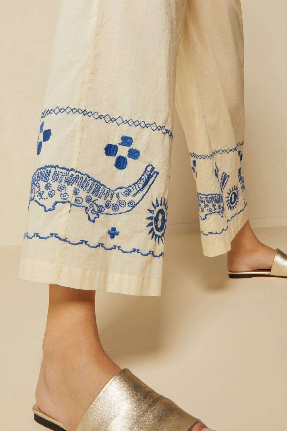 ottod'Ame Wide trousers with drawstring Promozione Limitata