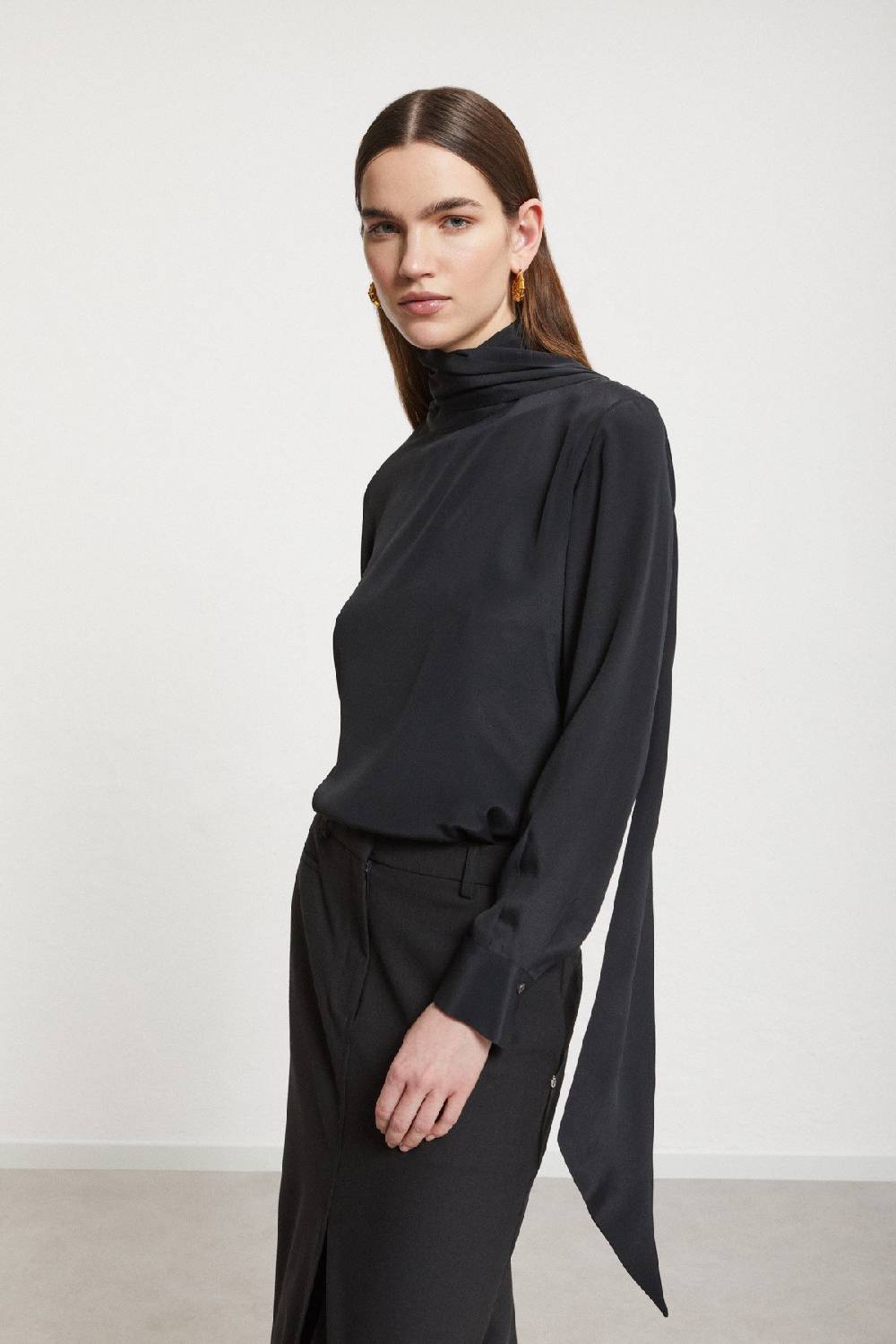 ottod'Ame Silk-blend blouse Novità