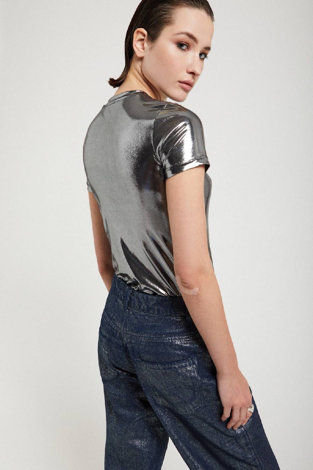ottod'Ame T-shirt vinyl effect Presa