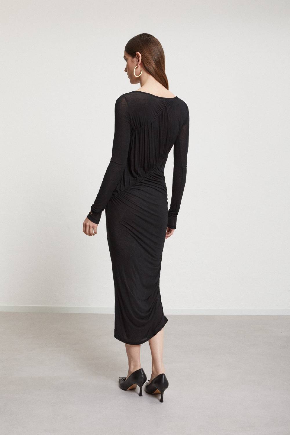 ottod'Ame Stretch viscose long dress Saldi