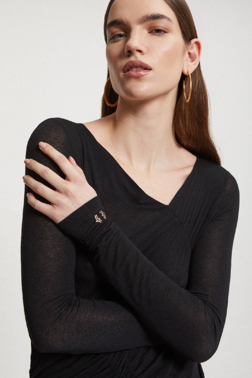 ottod'Ame Stretch viscose long dress Saldi